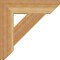 Ekena Millwork Traditional Slat Rough Sawn Bracket, Western Red Cedar, 4"W x 18"D x 18"H BKT04X18X18TRA06RWR - alternate 3
